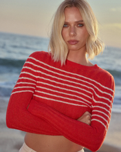 Load image into Gallery viewer, Clare Sweater Red Aloha