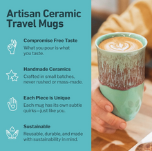 Load image into Gallery viewer, Nebula Ceramic Travel Mug – 16oz with Lid & Sleeve