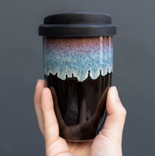 Load image into Gallery viewer, Monsoon Ceramic Mug – 12oz Reusable Cup with Lid
