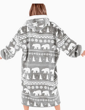 Load image into Gallery viewer, Nordic Bear Blanket Hoodie