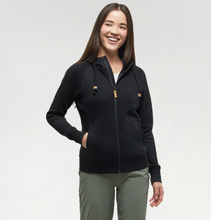 Load image into Gallery viewer, Elm Zip Hoodie Black