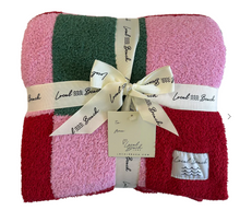 Load image into Gallery viewer, Mixed Check Holiday Cozy Luxe Home Blanket