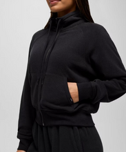 Load image into Gallery viewer, Cozy Up Full Zip Black
