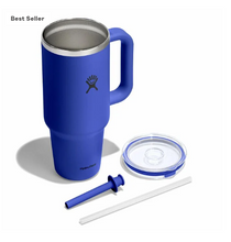 Load image into Gallery viewer, 40 oz Travel Tumbler Capri Blue