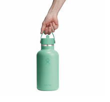 Load image into Gallery viewer, 64 oz Wide Mouth with Flex Straw Cap Mermaid Green