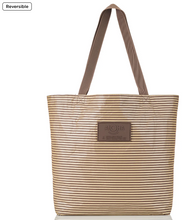 Load image into Gallery viewer, Aloha PoolSide Reversible Tote in Luster/Coconut