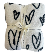 Load image into Gallery viewer, Local Beach Love Collection Heart Luxe Home Blanket