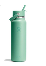 Load image into Gallery viewer, 40 oz Wide Mouth with Flex Straw Cap Mermaid Green