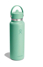 Load image into Gallery viewer, 40 oz Wide Mouth with Flex Straw Cap Mermaid Green