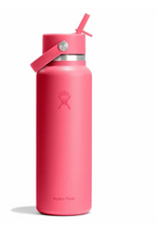 Load image into Gallery viewer, 40 oz Wide Mouth with Flex Straw Cap Popstar Pink