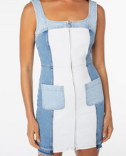 Load image into Gallery viewer, Sami Dress White Sky Denim Wash