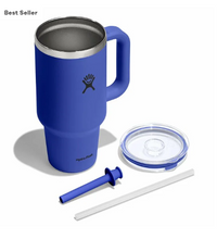 Load image into Gallery viewer, 32 oz Travel Tumbler Capri Blue