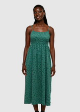 Load image into Gallery viewer, Driftwood Dress tidal teal ditsy