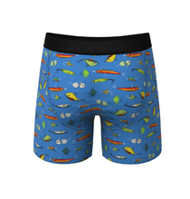 Load image into Gallery viewer, The Bait and Tackle Bass Ball Hammock® Pouch Underwear With Fly