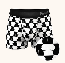 Load image into Gallery viewer, The Chest Mate Checkered Ball Hammock® Pouch Trunks Underwear