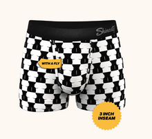 Load image into Gallery viewer, The Chest Mate Checkered Ball Hammock® Pouch Trunks Underwear