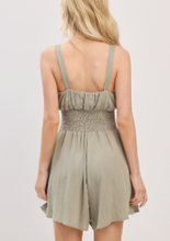 Load image into Gallery viewer, Sage Front Twist Romper