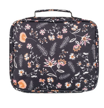 Load image into Gallery viewer, Anthracite Kerala Border Groove Life Lunchbag in Black