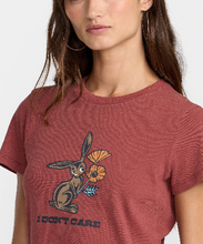 Load image into Gallery viewer, Don't Care 411 Tee Madder Brown