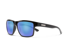 Load image into Gallery viewer, A-Team Black + Polarized Blue Mirror Lens