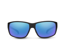 Load image into Gallery viewer, Milestone Matte Black + Polarized Blue Mirror Lens
