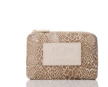 Load image into Gallery viewer, MINI POUCH Python - Cocoa on Sandstone