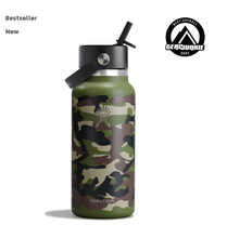Load image into Gallery viewer, 32 oz Wide Mouth Straw Woodland Camo