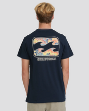 Load image into Gallery viewer, Crayon Wave California Short Sleeve Cotton T-Shirt