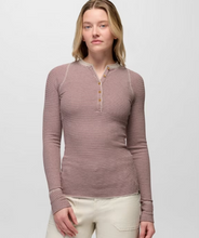 Load image into Gallery viewer, Touchstone Henley Newberry Heather Stripe