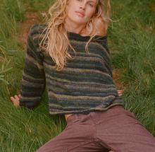 Load image into Gallery viewer, Baklava Knit Sweater Olive
