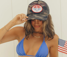 Load image into Gallery viewer, American Eagel Patch Trucker Hat Camo