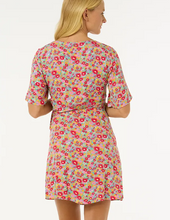 Load image into Gallery viewer, Las Dalias Ditsy Wrap Dress