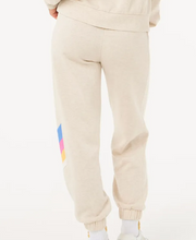 Load image into Gallery viewer, Las Dalias Track Pants Oatmeal Marle