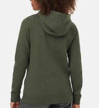 Load image into Gallery viewer, Juniper Zip Hoodie Dark Kombu Green Heather White