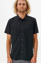 Load image into Gallery viewer, Classic Surf Washed Short Sleeve Shirt Black