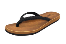 Load image into Gallery viewer, Sky - Women's Sandal Black/Tan