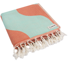 Load image into Gallery viewer, Sunset Turtle Towel