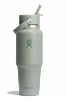 Load image into Gallery viewer, 40oz Wide Mouth Straw travel bottle Tonal Agave