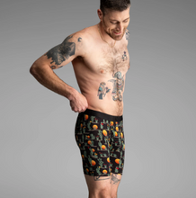 Load image into Gallery viewer, Classic Icon Boxer Brief Cacti Black
