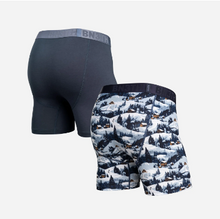 Load image into Gallery viewer, CLASSIC BOXER BRIEF 2 PACK Midnight Navy/Winter Town