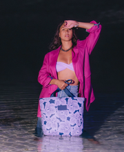 Load image into Gallery viewer, DAY TRIPPER Hinatea Boosie Lilac on Navy