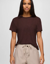 Load image into Gallery viewer, Cozy Up Short Sleeve Crew Mocha