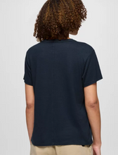 Load image into Gallery viewer, Cozy Up Short Sleeve Crew Stormy Night Heather