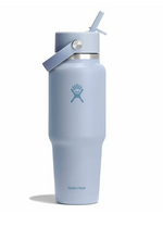 Load image into Gallery viewer, 32 oz Wide Mouth Travel Bottle with Flex Straw Cap