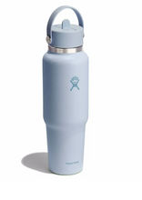 Load image into Gallery viewer, 40oz Wide Mouth Straw Travel Bottle Tonal Surf