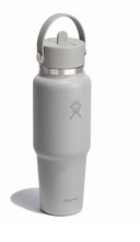 Load image into Gallery viewer, 32 oz Wide Travel Bottle Straw Birch