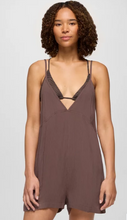 Load image into Gallery viewer, Fernie V-Neck Romper Carob