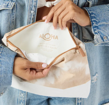 Load image into Gallery viewer, MID POUCH Shibori Sandstone