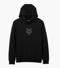 Load image into Gallery viewer, Fox Head Pullover Hoodie Black on Black