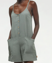 Load image into Gallery viewer, Hemp Laurel Romper Agave Green